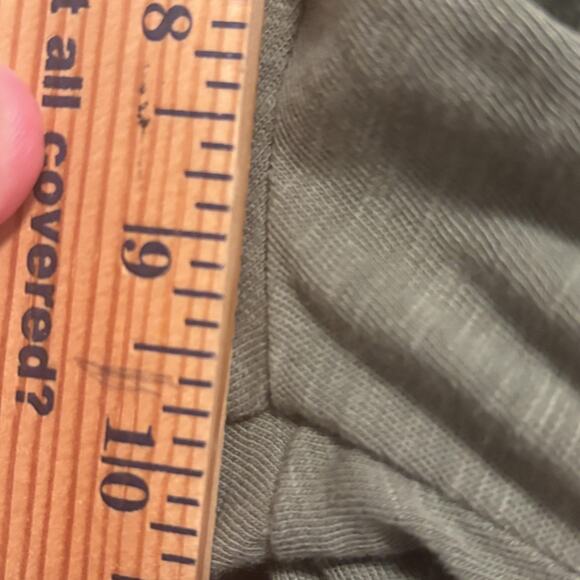 Crewcuts Shorts Girl Size 12 Green Ruffle Hem Pull On Casual 100% Cotton Summer - Picture 8 of 10